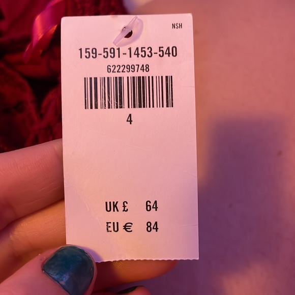 deep wine Abercrombie and Fitch halter neck dress - Picture 7 of 8